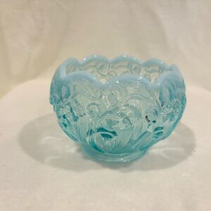 Fenton Light Blue Decorative Vase/Bowl